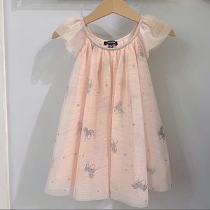 Zunie Tulle Dress Pink Unicorn 2T